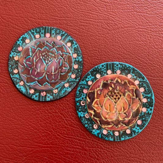 Year of Veneer Easy Image Transfer & Glass hot fix crystals Polymer Trading Coin