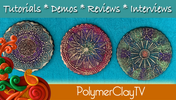 How to Make a Polymer Clay Boho Textured Mandala