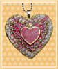 Sugar Heart Pendant with polymer clay and the Create Along Box