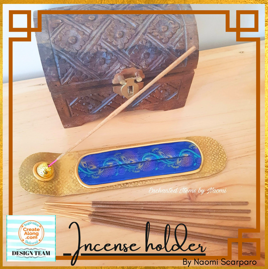 A great GIFT idea YOU can make! Try this Incense Holder with Polymer Clay Accent Tutorial