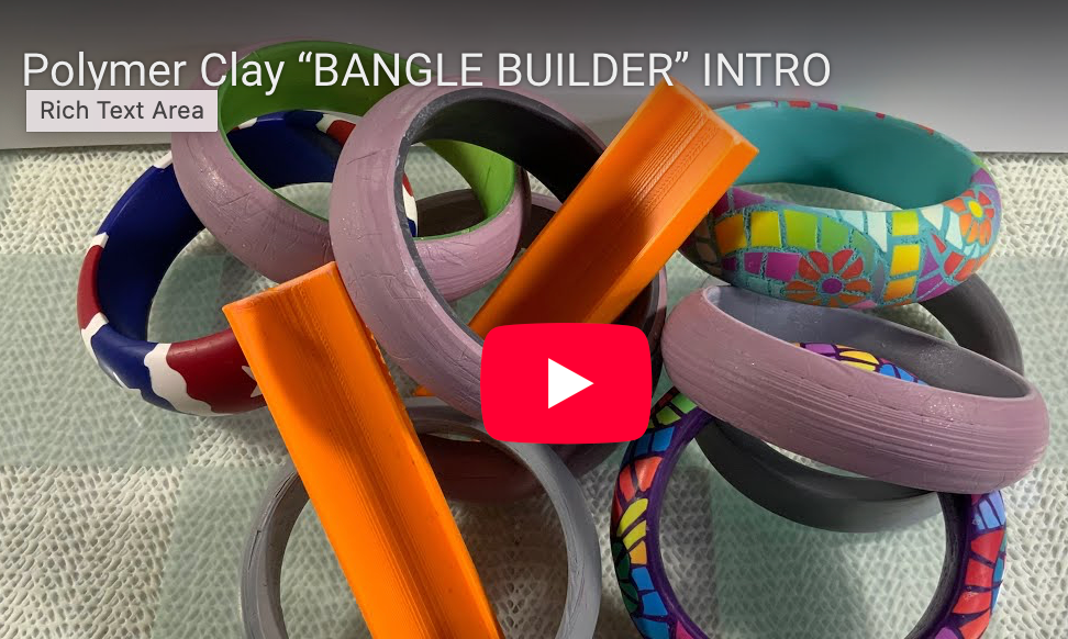 How to Make Polymer Clay Bangles the Easy Way – Using the Bracelet Builder Tools