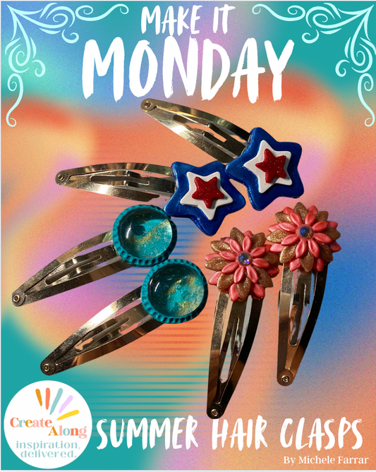 Creative & Useful - You'll Love this New Tutorial for Summer Hair Clasps!