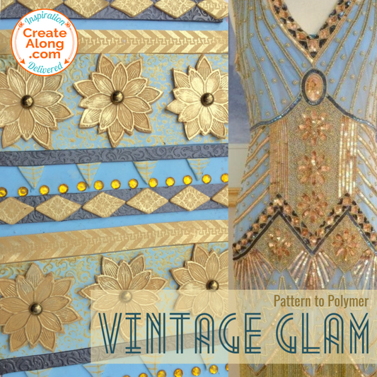 Create a Vintage Glam Polymer Clay Veneer