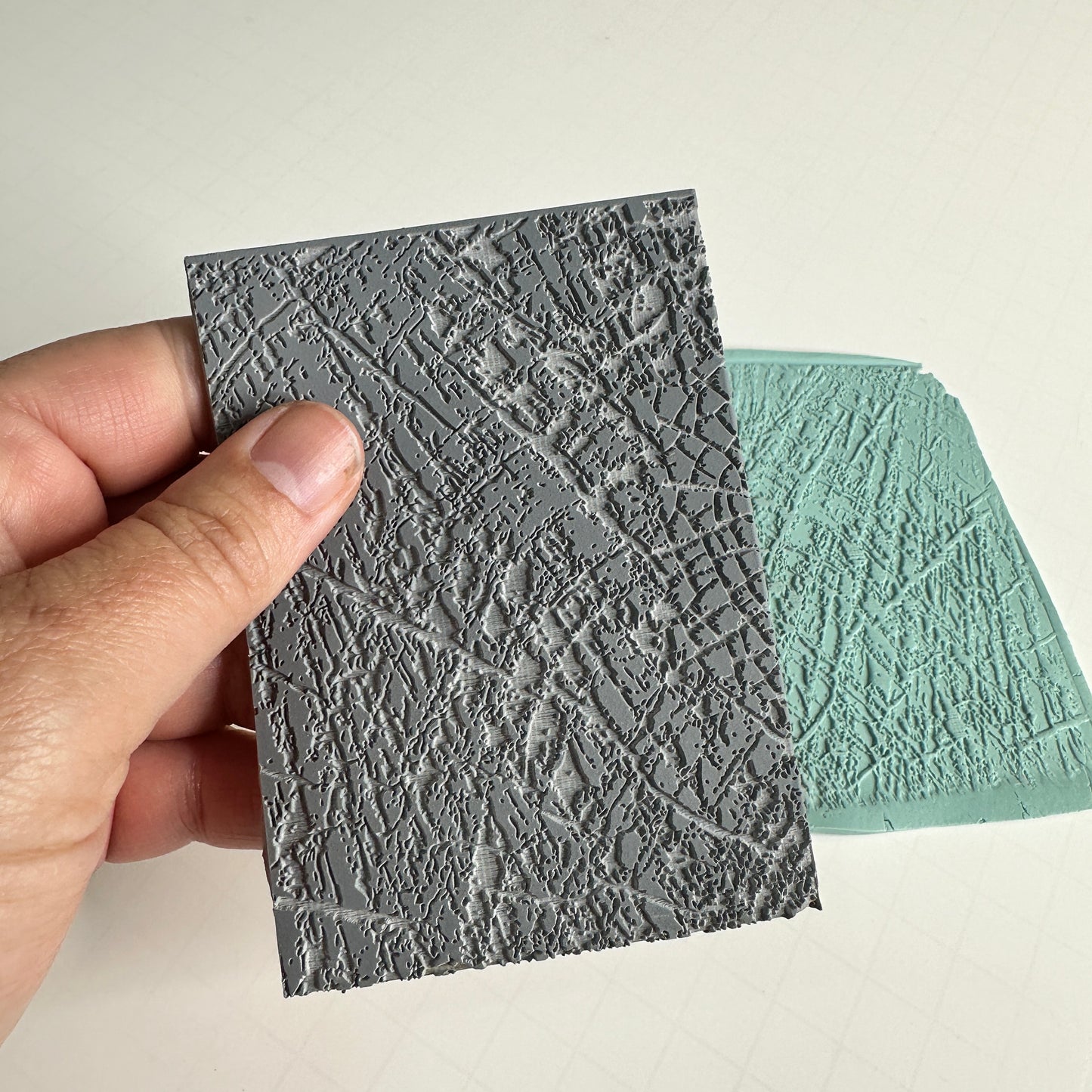 Tree Rings Wood Grain clay stamp oopsie