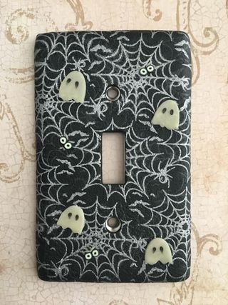 Silk Screen Spider Webs Stencil for Polymer Clay, Art Jewelry, Mixed Media