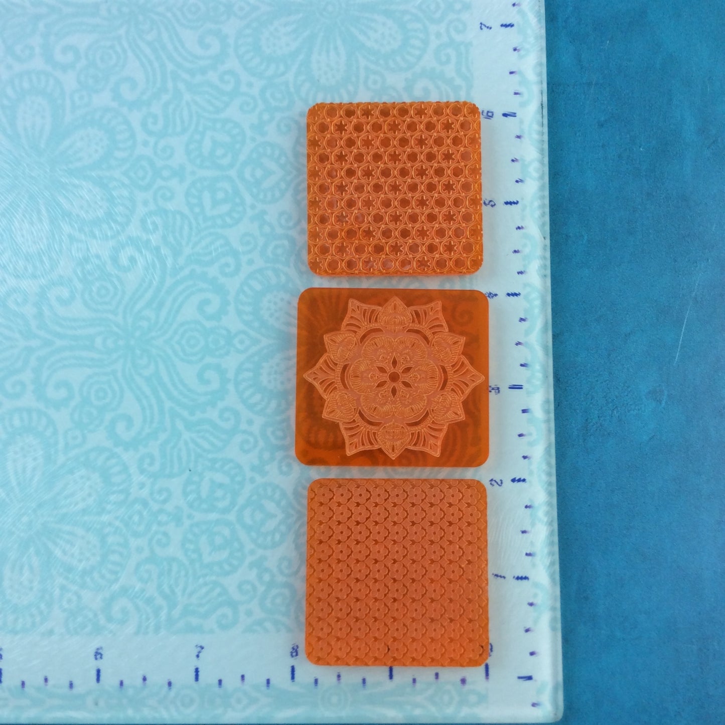 Potent Patterns Deco Disc Stamp and Texture Pattern Designs for polymer clay