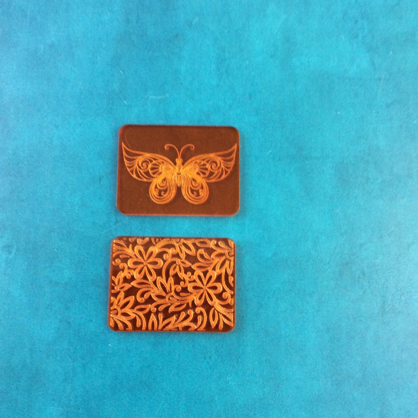 Garden Vibes Deco Disc Stamp and Texture Pattern Designs for polymer clay