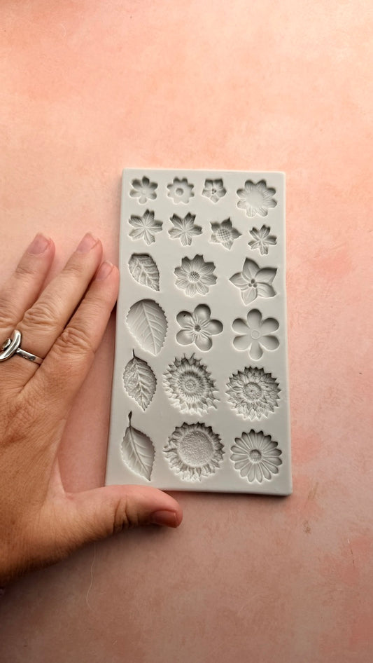 Big Multi-Flower Silicone Mold