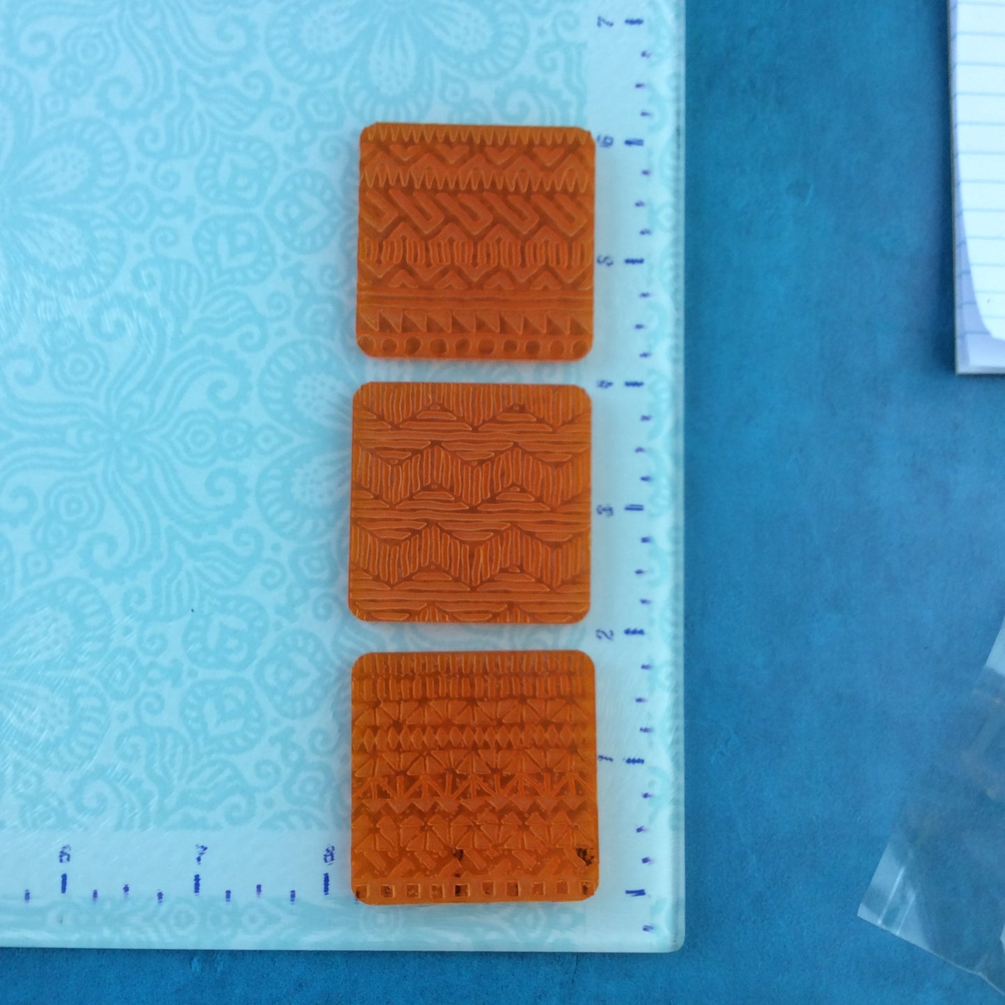 Tribal Vibes Deco Disc Tiles Stamp and Texture Pattern Designs for polymer clay