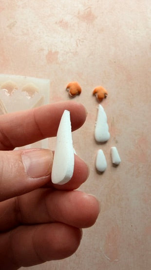 Hummingbird Wings Silicone mold for UV resin liquid polymer clay