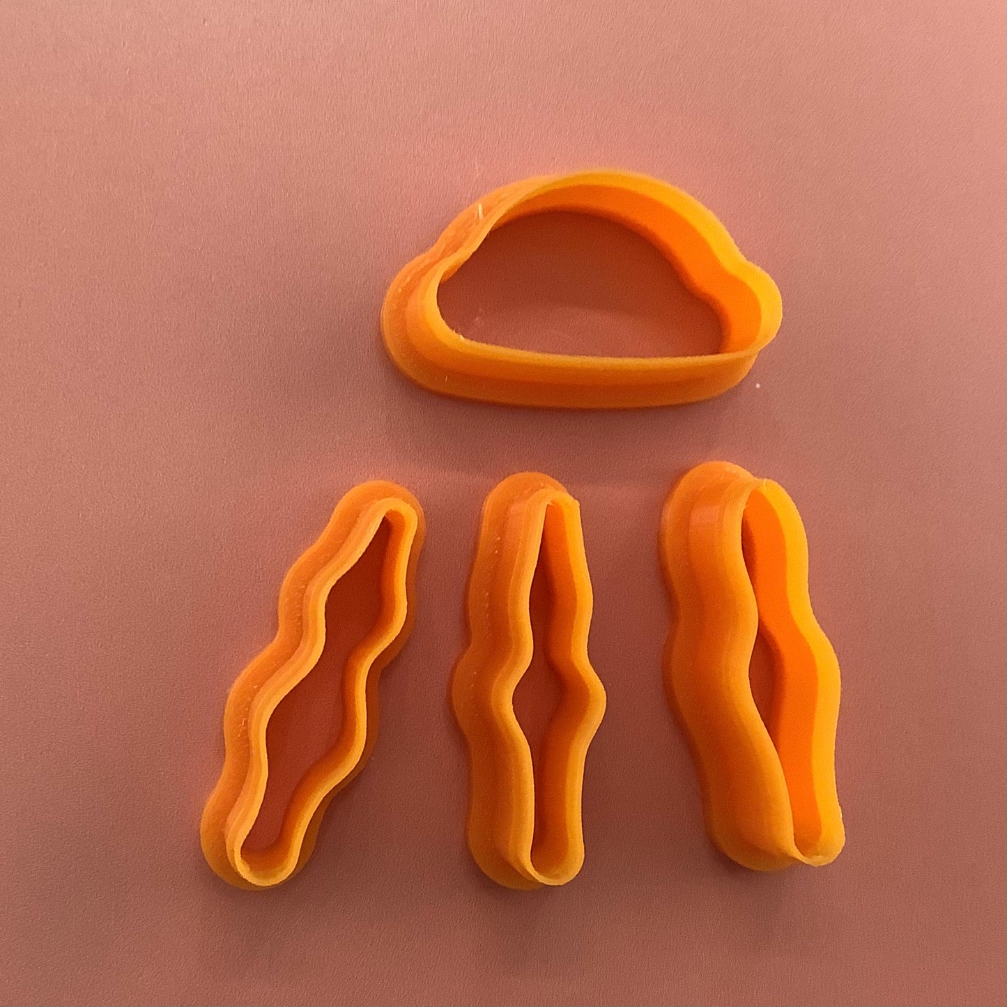Jellyfish Drop polymer clay cutter set | jelly fish clay earring cutters