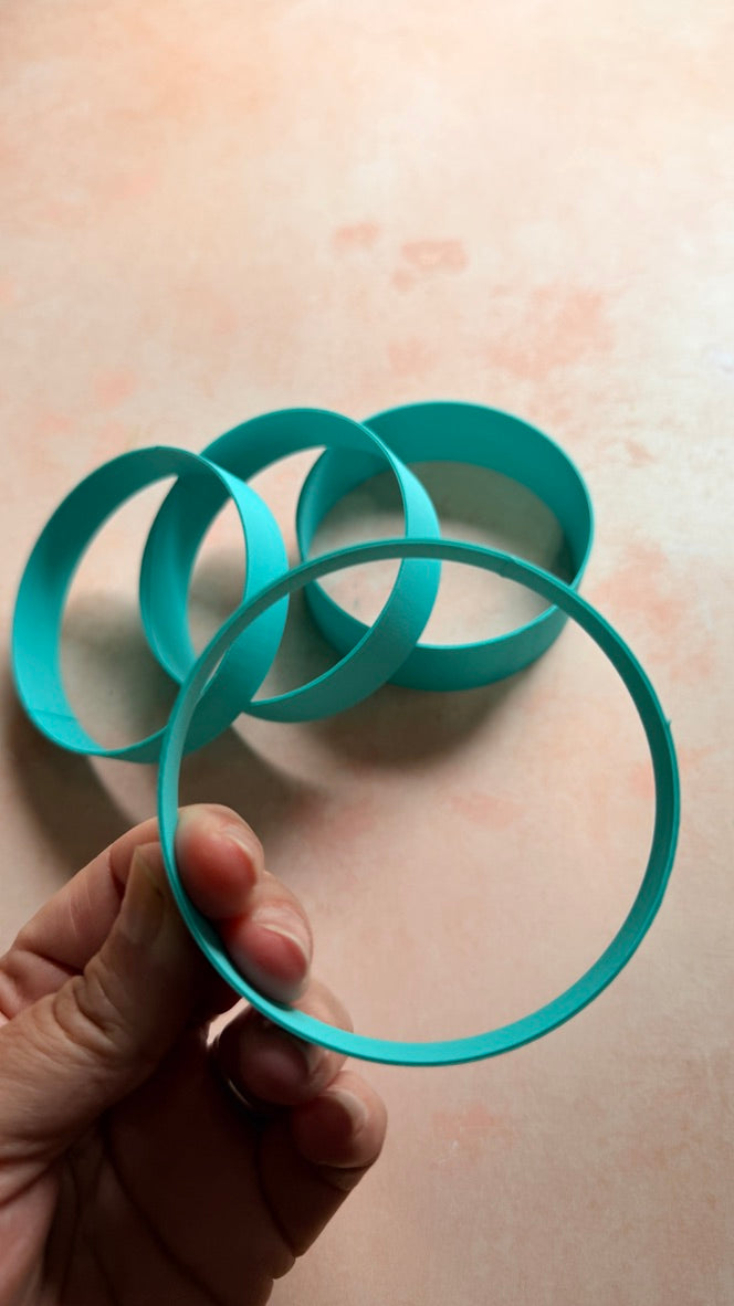75mm Bakeable Bangle Bracelet Blank - set of 3