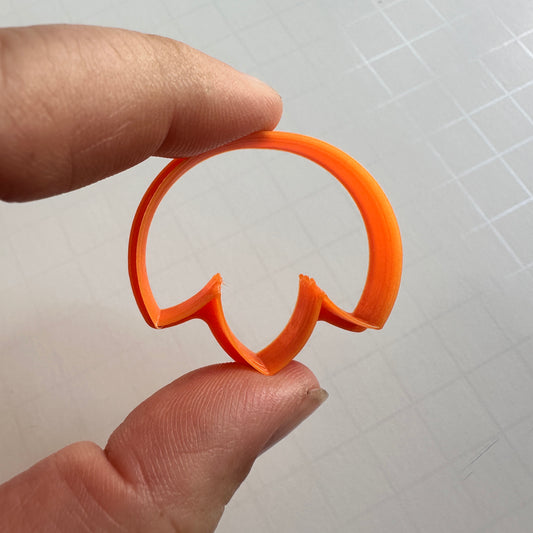 Lily of the Valley Drop Cutter | 1.25” Floral Polymer Clay Cutter for Elegant Jewelry