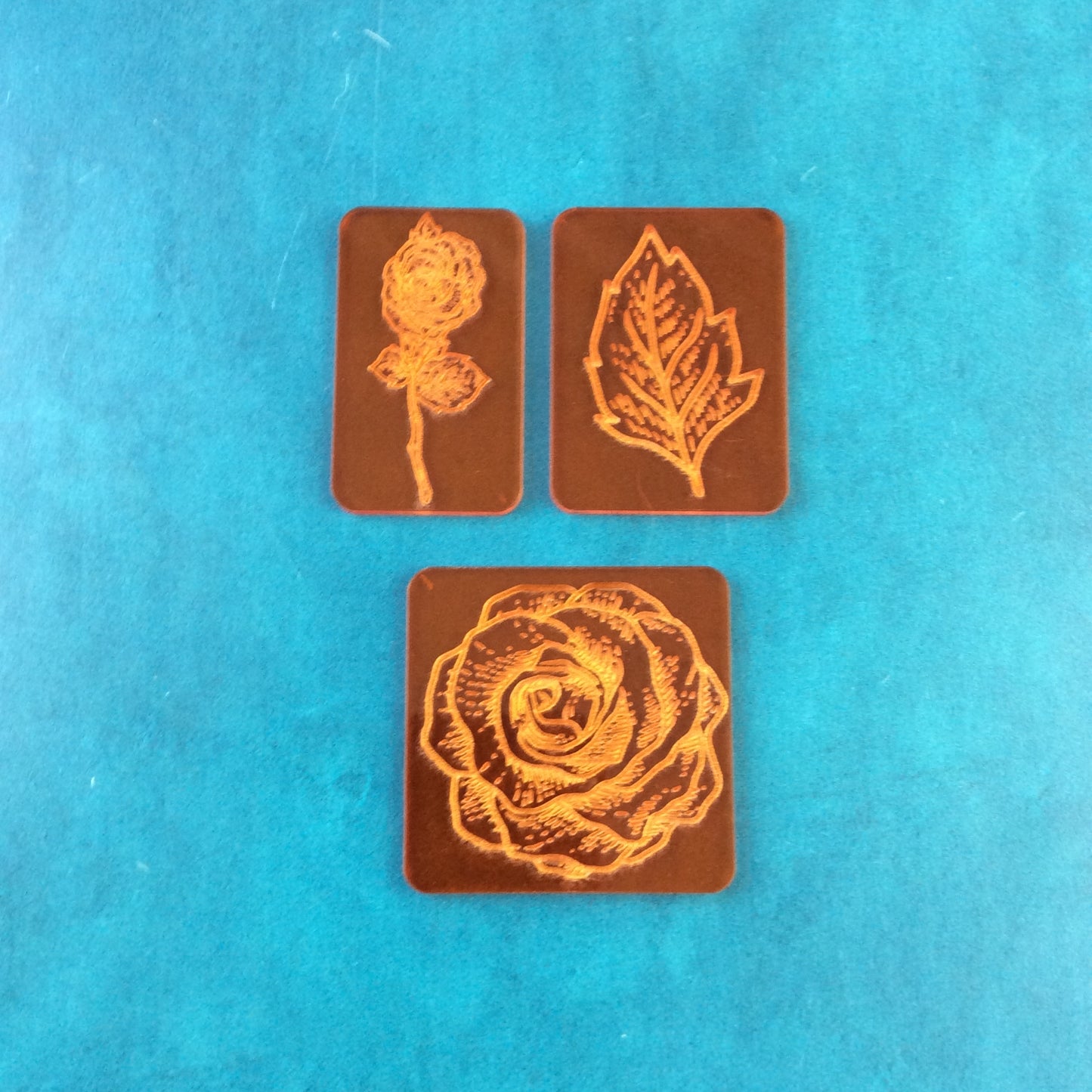 Garden Dreams Deco Disc Stamp and Texture Pattern Designs for polymer clay