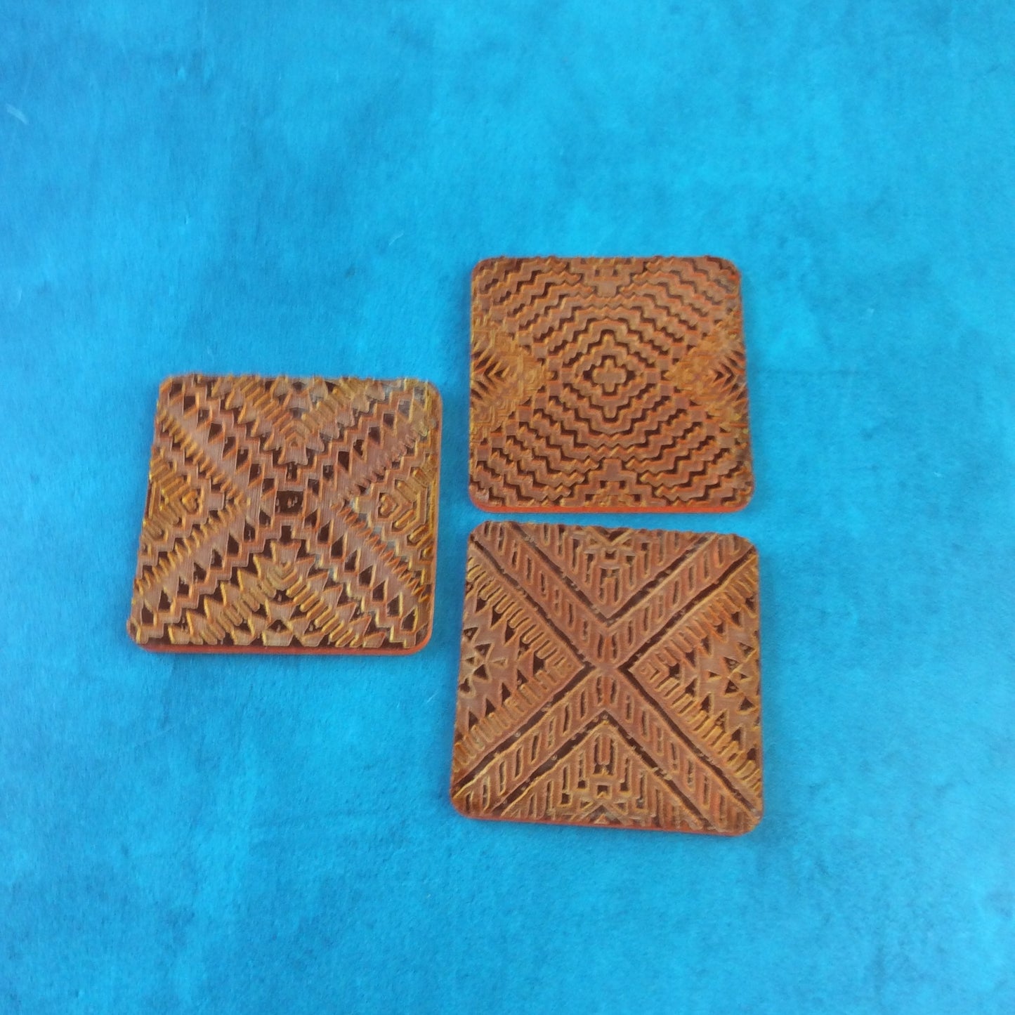 Tribal Vibes Deco Disc Tiles Stamp and Texture Pattern Designs for polymer clay