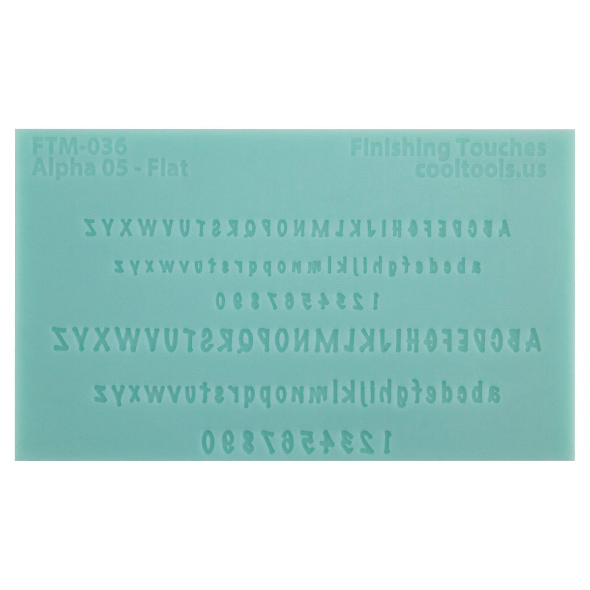 Mini Mold - Alphabet 5 - Flat