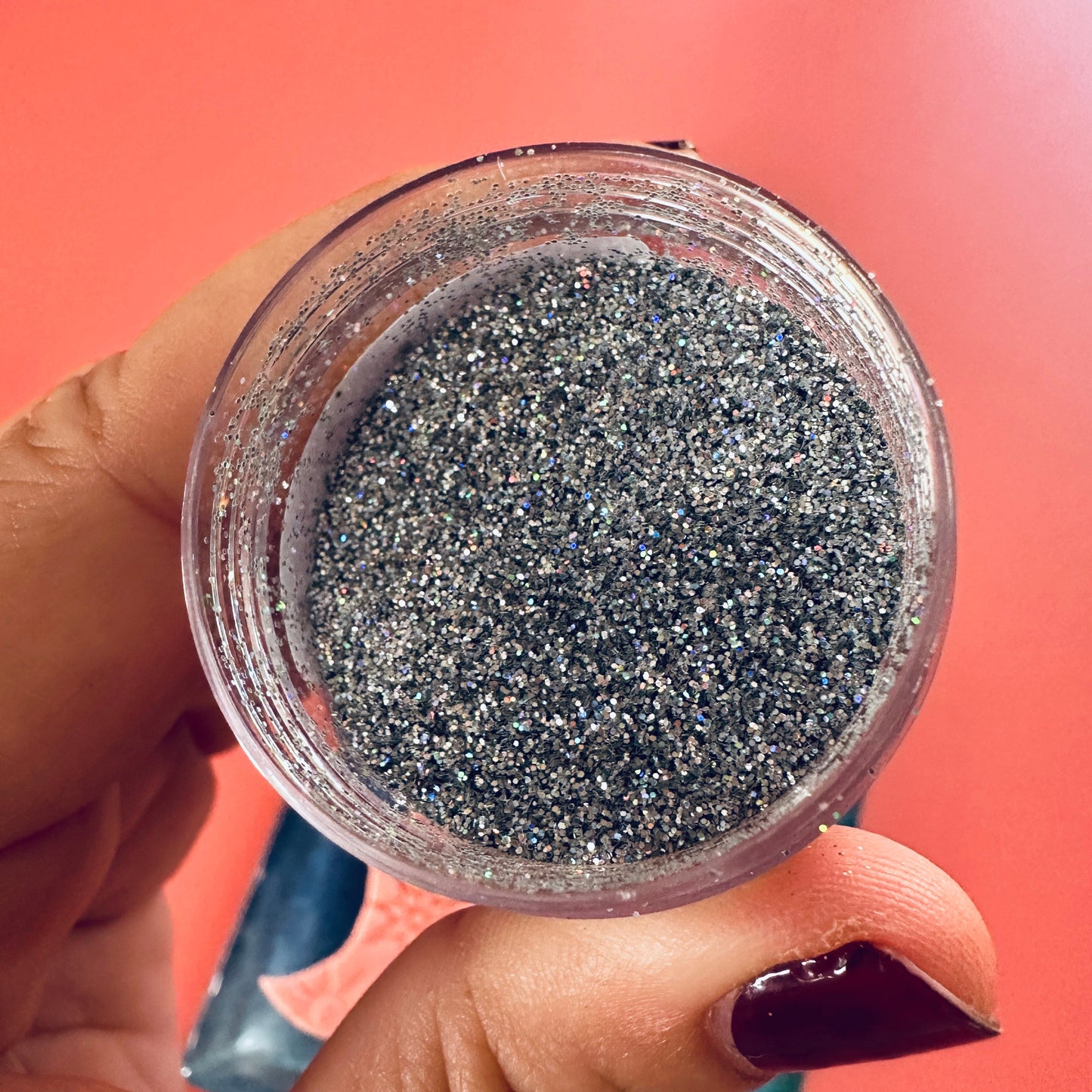 Violet Ice UF Superfine silver purple holographic Glitter 20 gram Jar resin clay and solvent safe