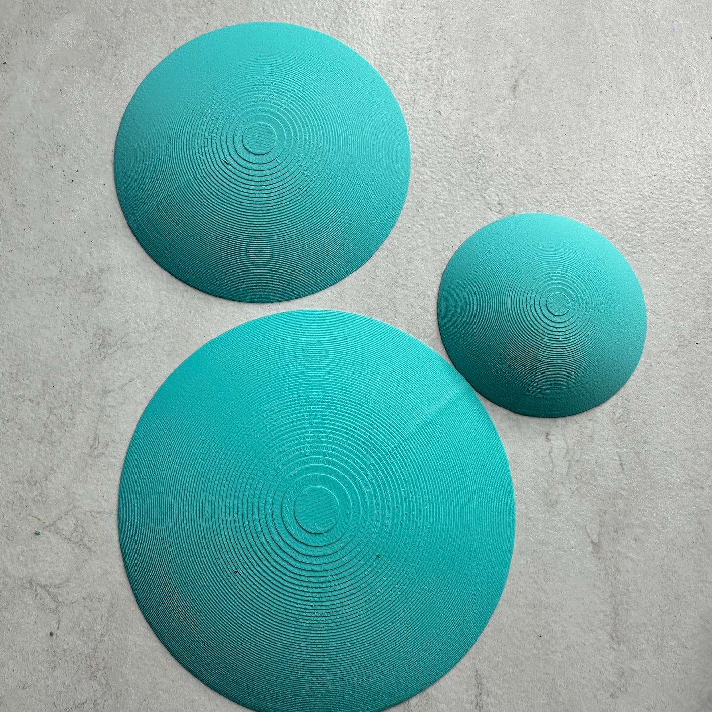 Shallow Domes for baking pendants earrings polymer clay