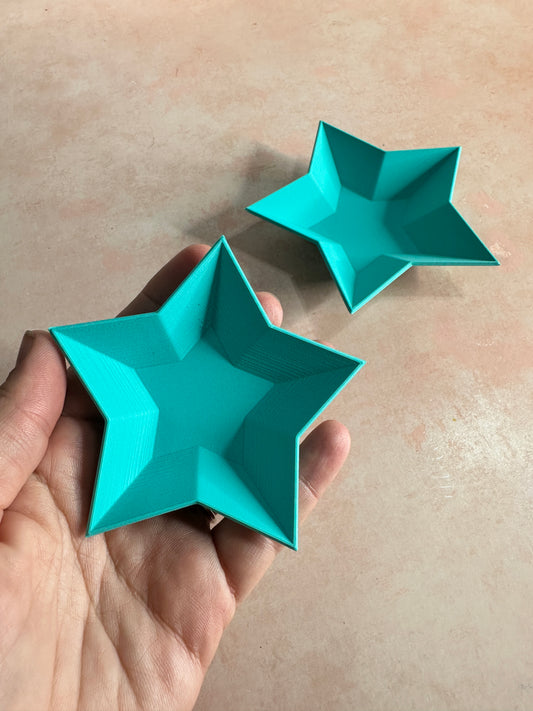 Star Shaped Trinket Dish Form – Bakeable Mold for Polymer Clay