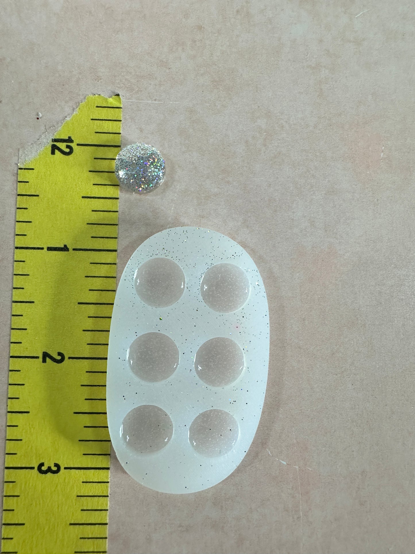 Stud & Dot Silicone Mold – Choose 20mm, 15mm, or 12mm