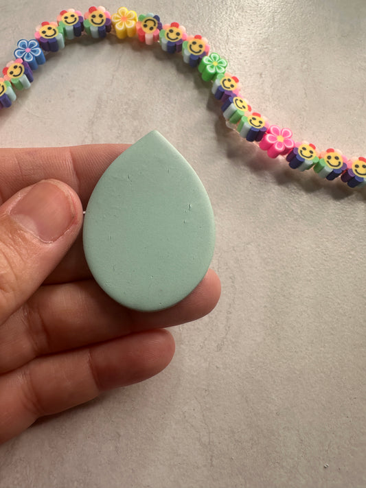 Earring Basics Classic Teardrop Rounded polymer clay cutter