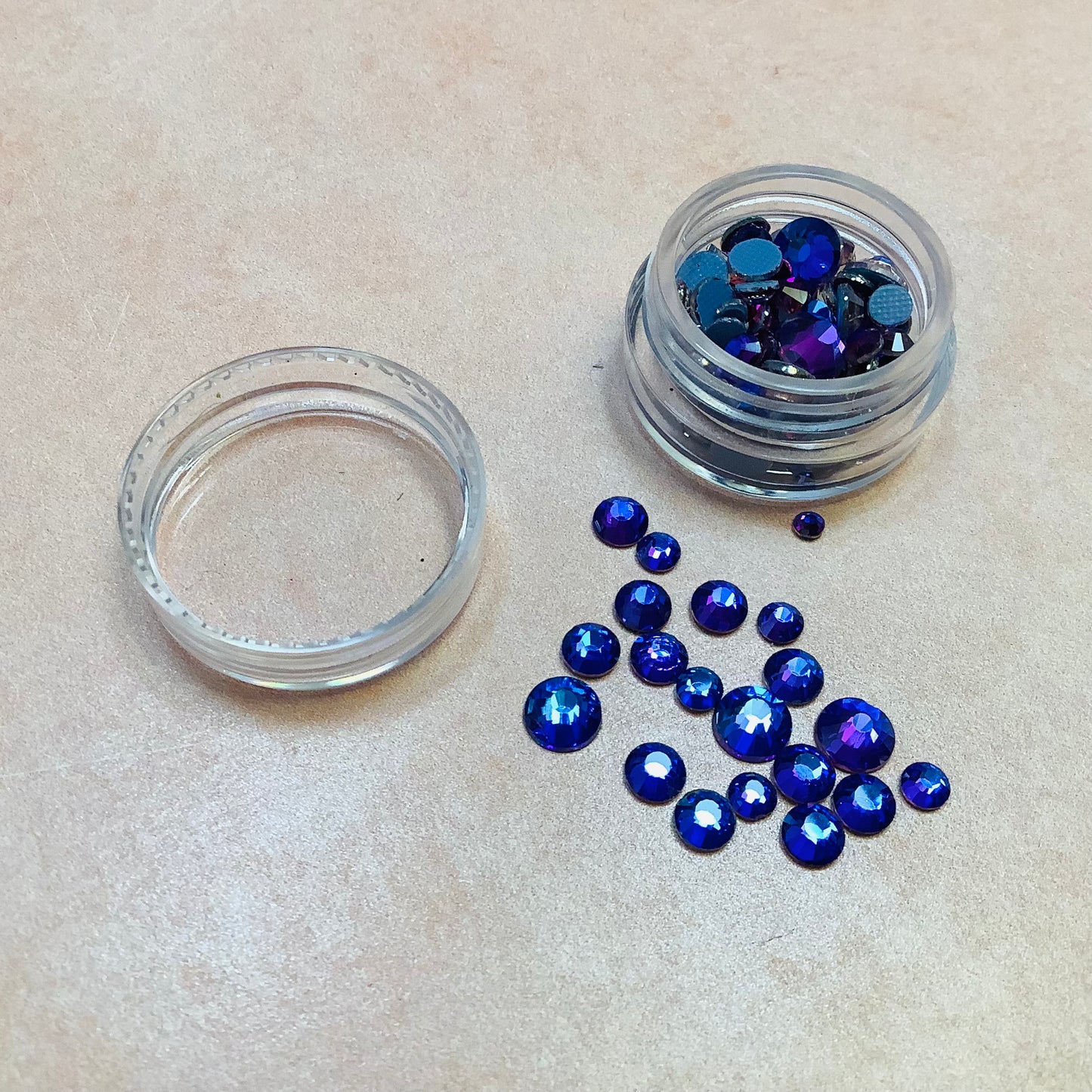 Crystal Rhinestone multi size Hot Fix bake-able glue heat set embellishment