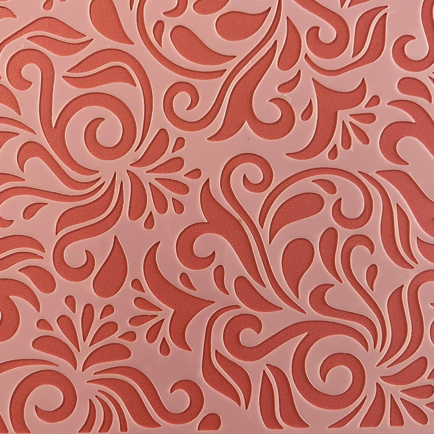 Whirling Buds Floral Botanical decorative Mylar Crafting Stencil pattern