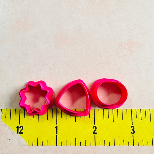 All the Studs mini polymer clay earring cutters .75 inch