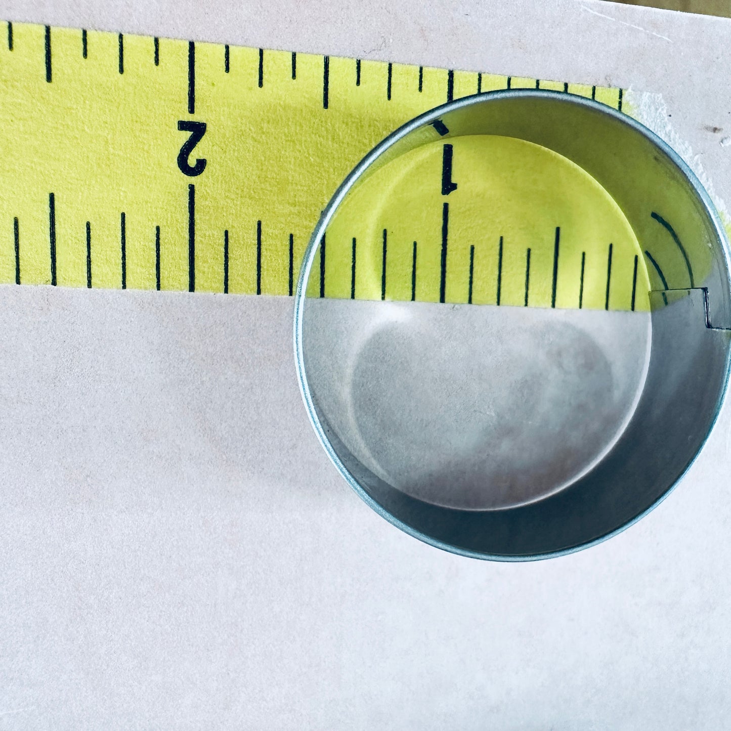 Metal Round circles polymer clay cutter set of 5 smaller size