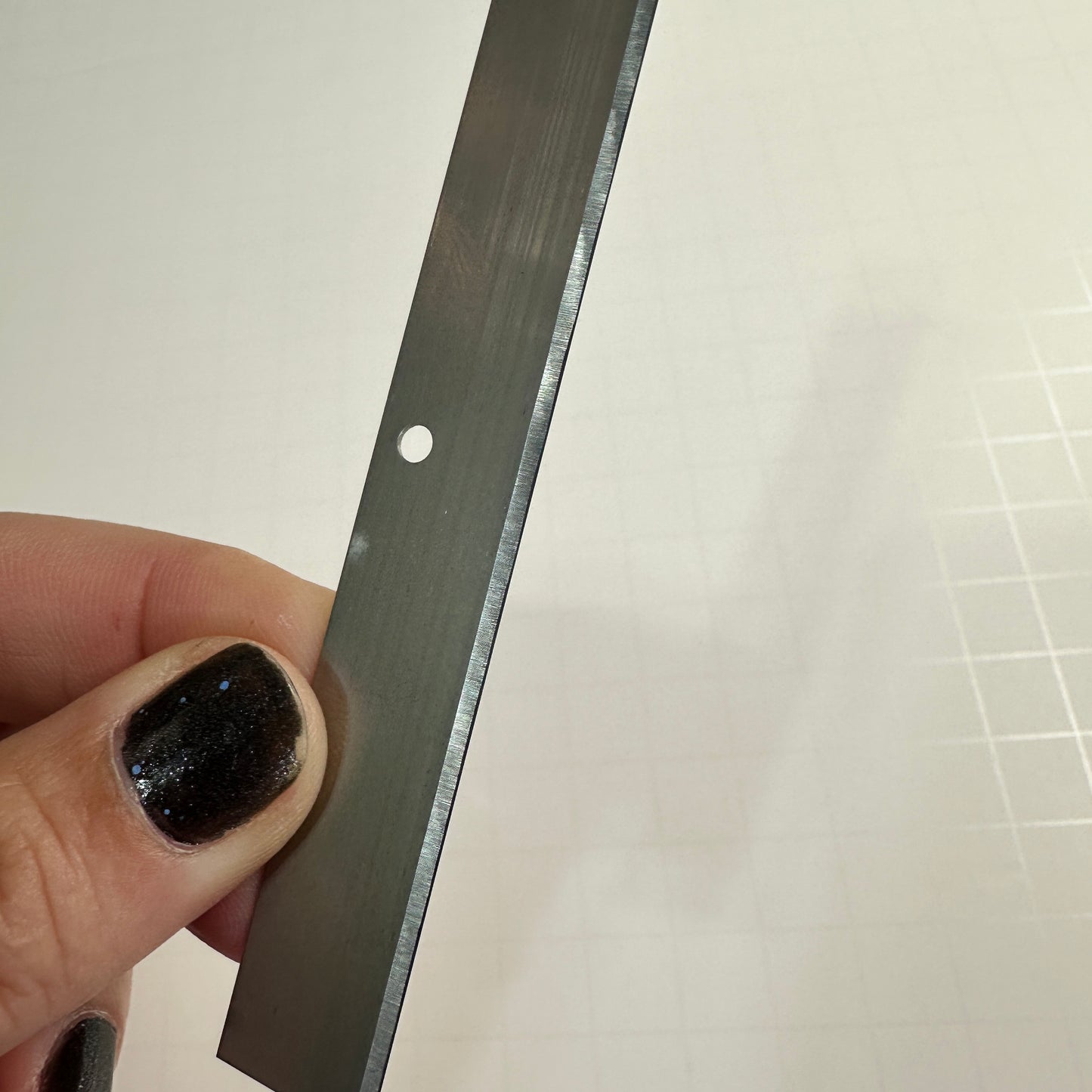 The “Stiffy” Polymer Clay Cutting Blade – 4 Inch Rigid Slicing Tool for Canes & Straight Cuts
