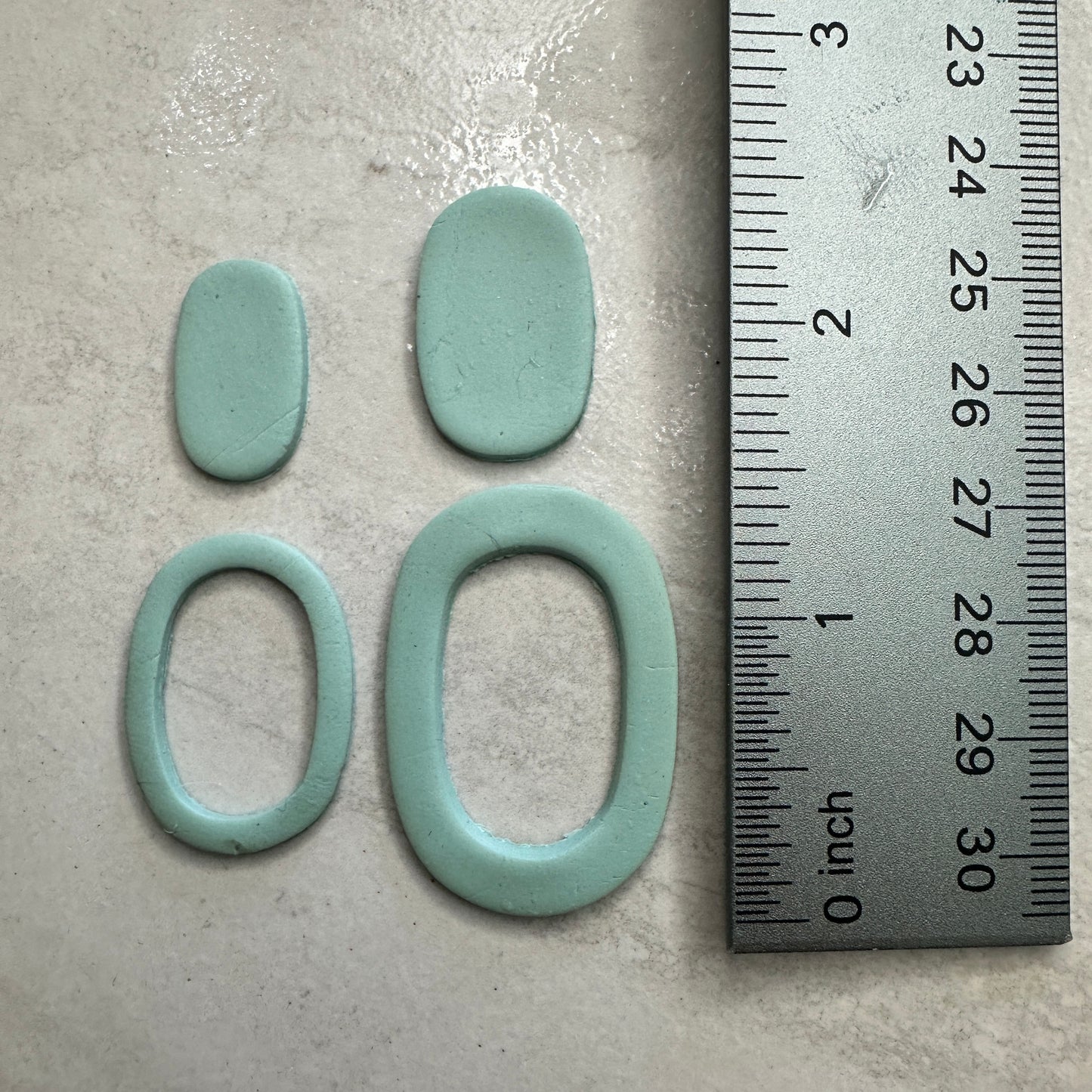 Pill Skinny Clay earring cutter | polymer clay skinny link donut cutter