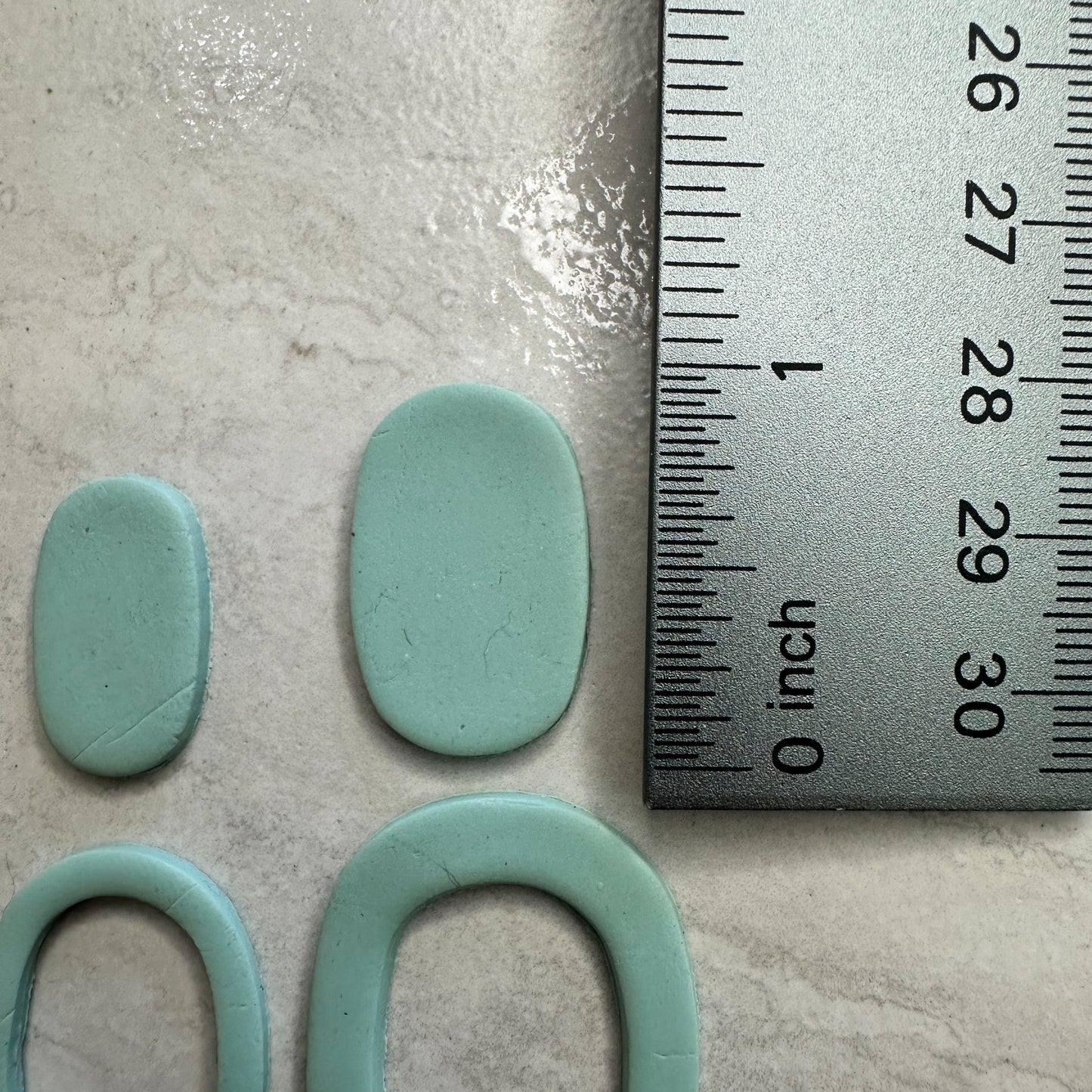 Pill Skinny Clay earring cutter | polymer clay skinny link donut cutter