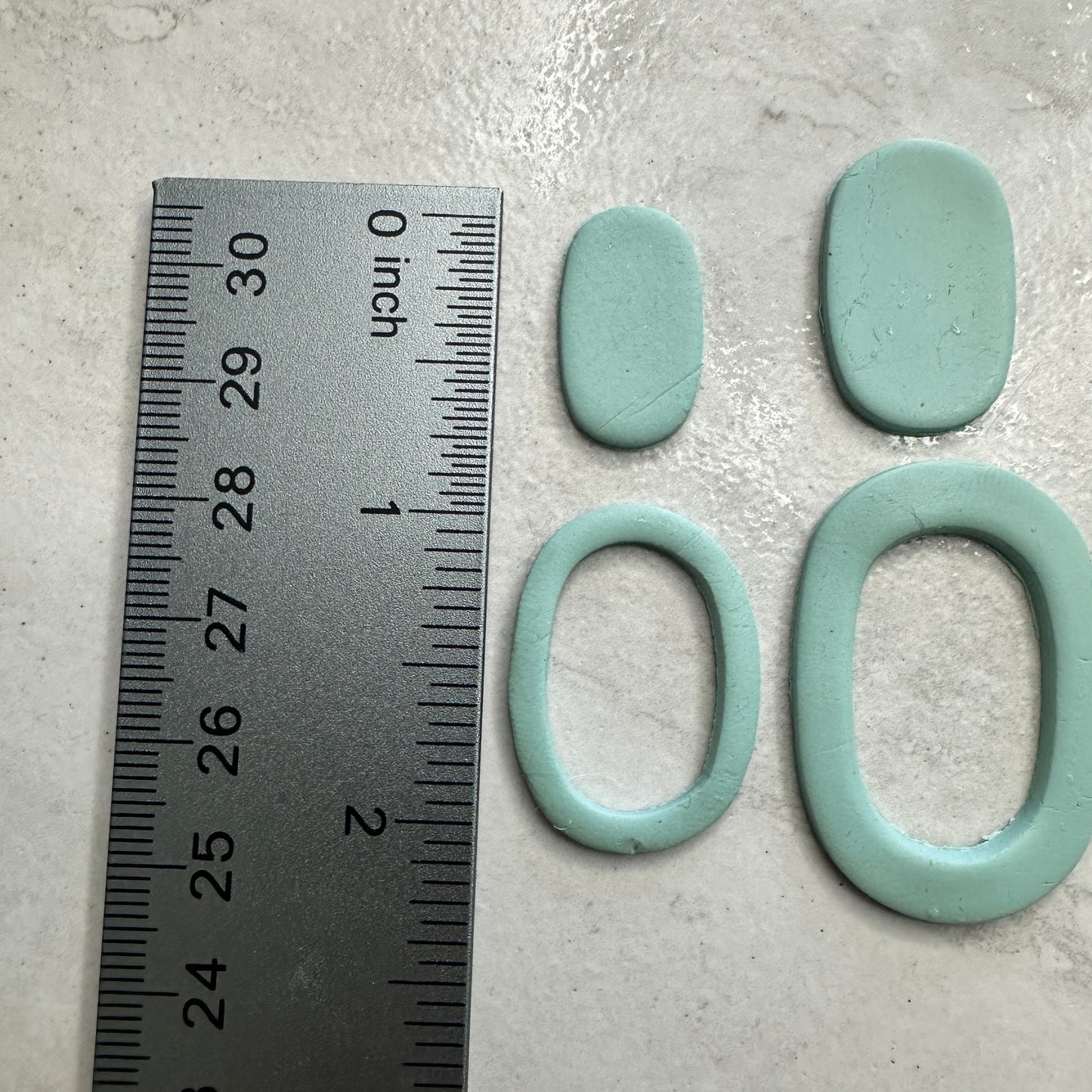 Pill Skinny Clay earring cutter | polymer clay skinny link donut cutter