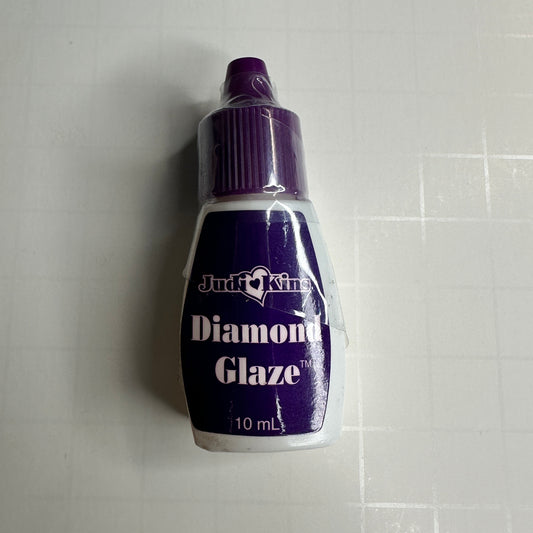 Judikins Diamond Glaze – 10ml Bottle | Clear Dimensional Adhesive for Polymer Clay, Paper & Jewelry