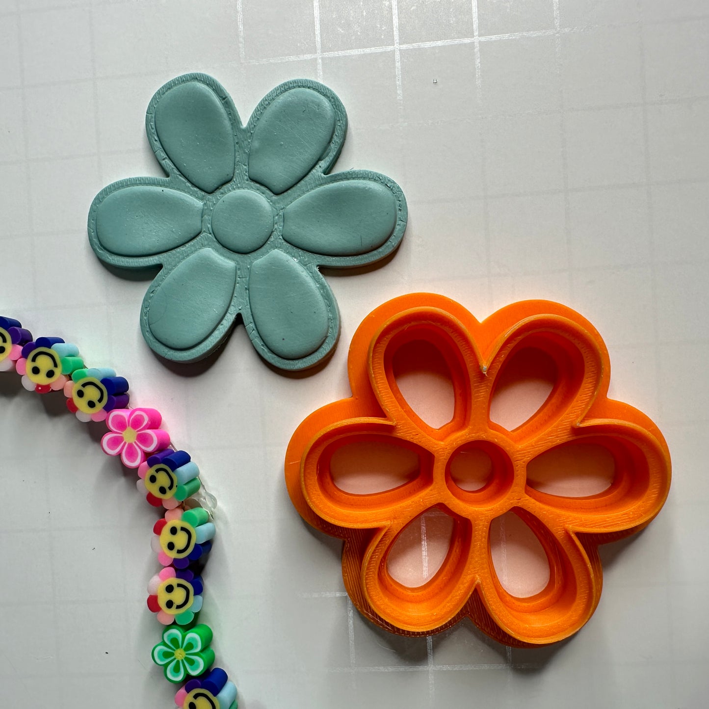 Big Flower Outline Polymer Clay Cutter statement Layered Petal Cutter for Earrings, Charms & Pendants