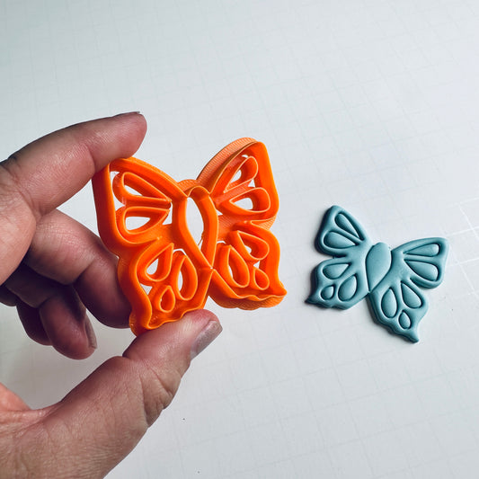 Big Bold Butterfly Cutters – Wide or Narrow Detailed Wings for Polymer Clay Statement Jewelry & Sculpture