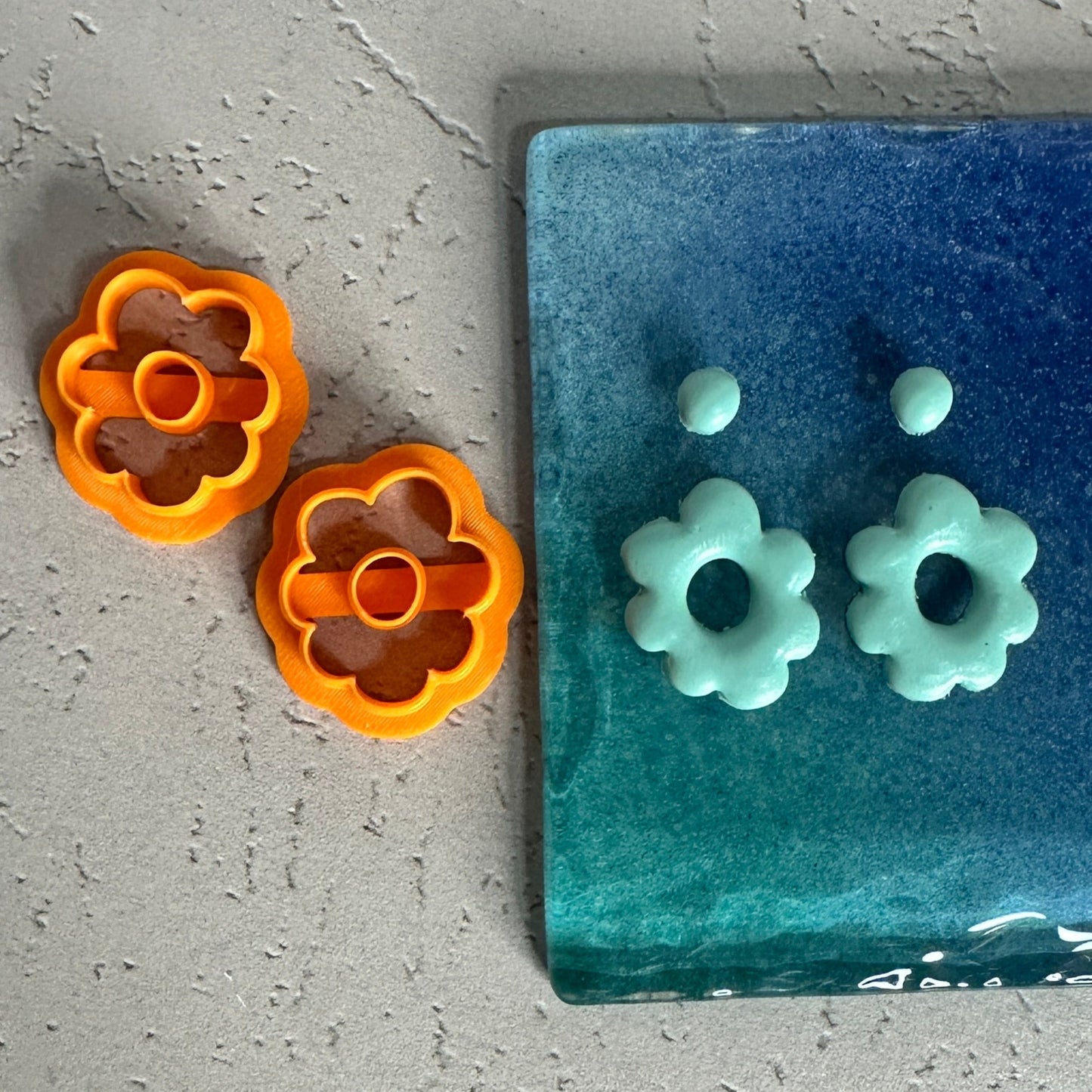 Something About Sally – Flower Donut Cutter Set for Polymer Clay Earrings