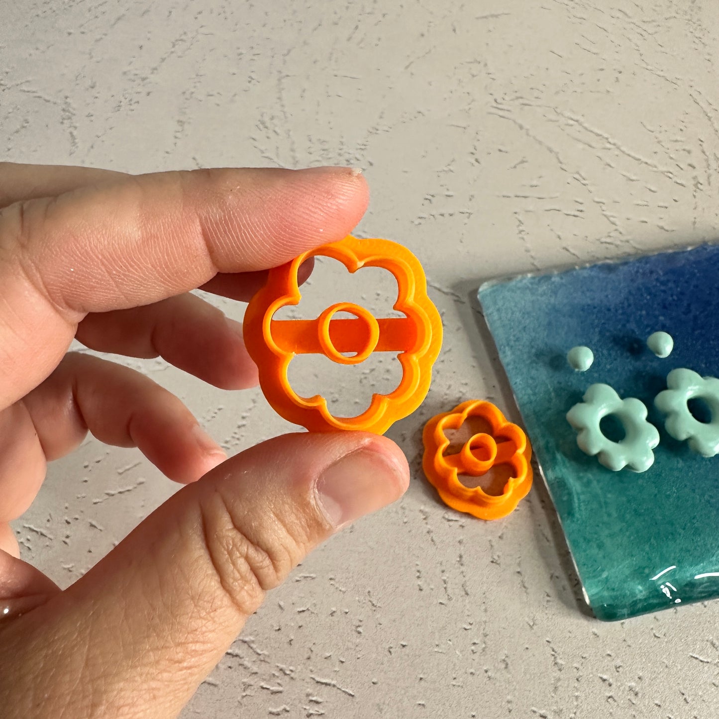 Something About Sally – Flower Donut Cutter Set for Polymer Clay Earrings