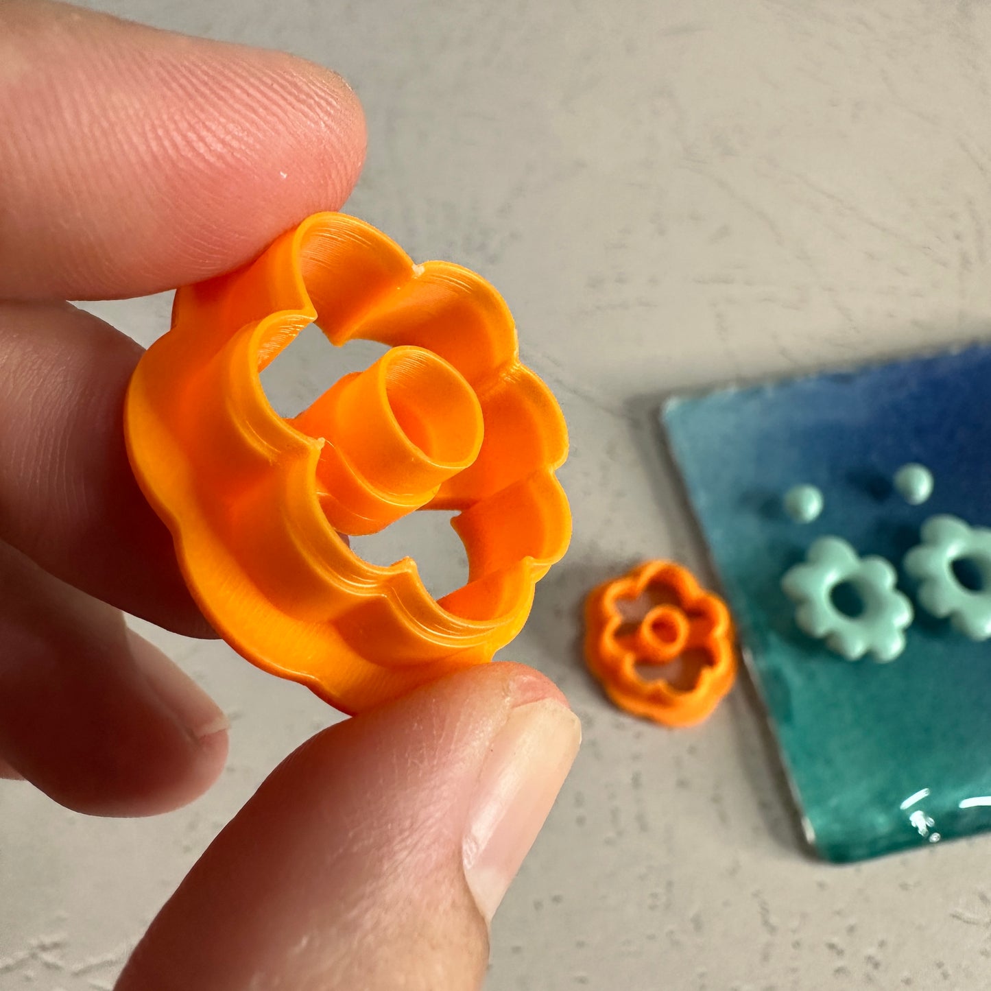 Something About Sally – Flower Donut Cutter Set for Polymer Clay Earrings