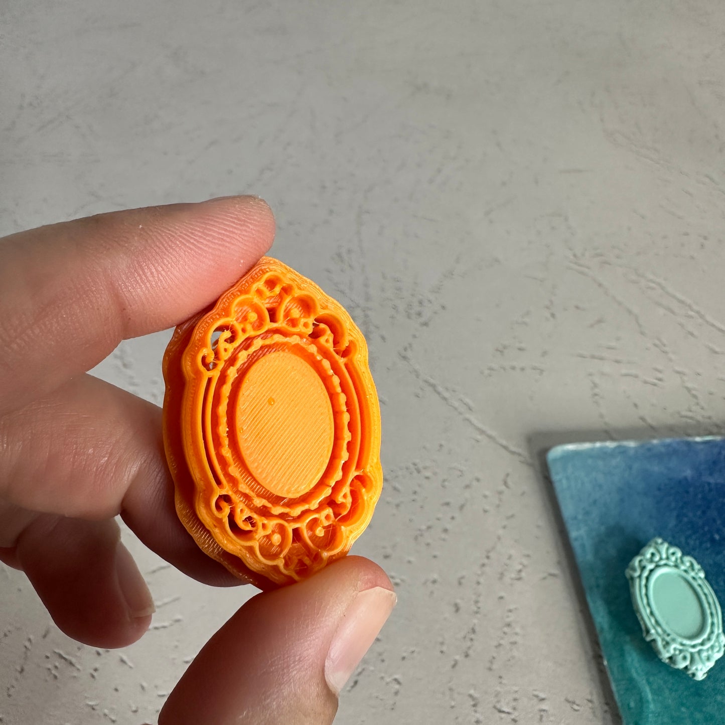 Full Press cameo polymer clay Intricate Vintage Frame cutter