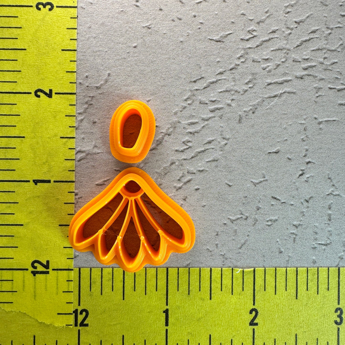 Coneflower Clay Earring Cutter Set – Includes Matching Stud Top