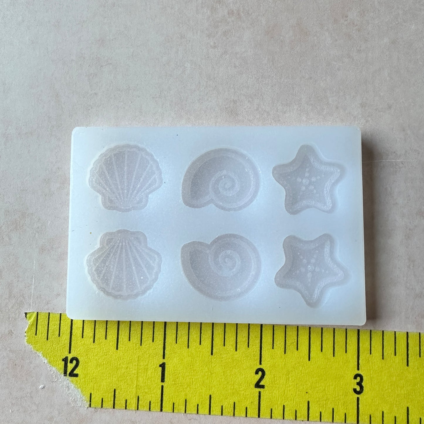Silicone Seashells Starfish Stud beads clay earring mold