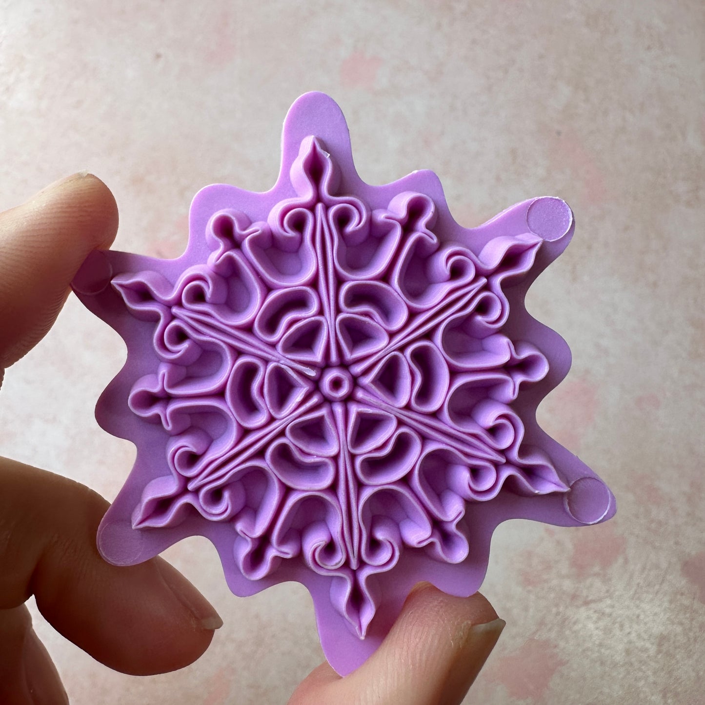 Mandala Press Clay Stamps mokume gane ink pattern