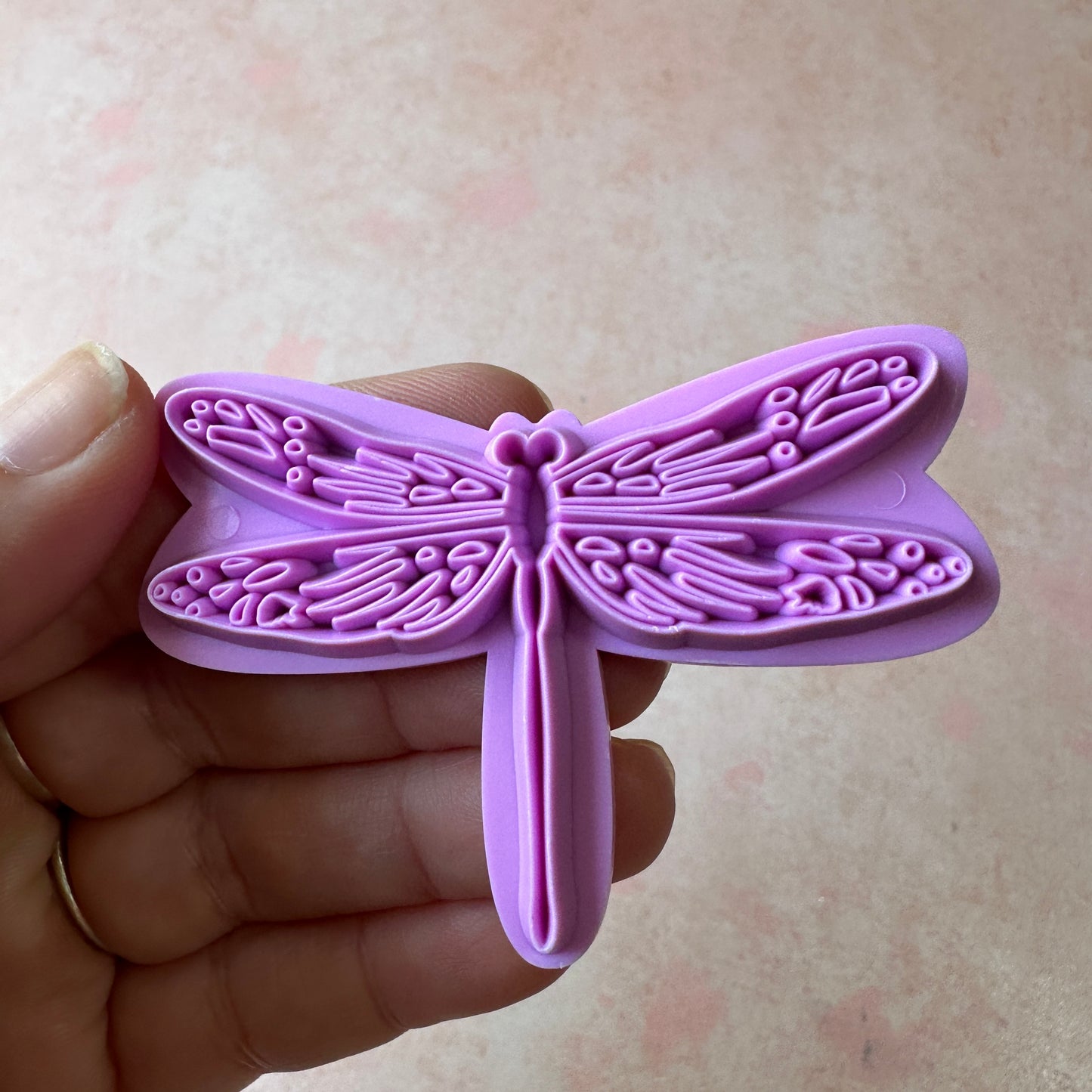 Butterfly Dragonfly Dove Press Clay Stamps mokume gane ink pattern