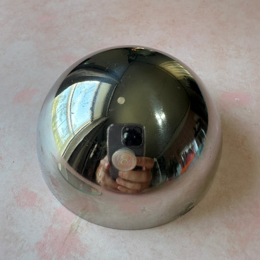 Stainless Dome for clay earrings, pendants, trinket bowls, curved components