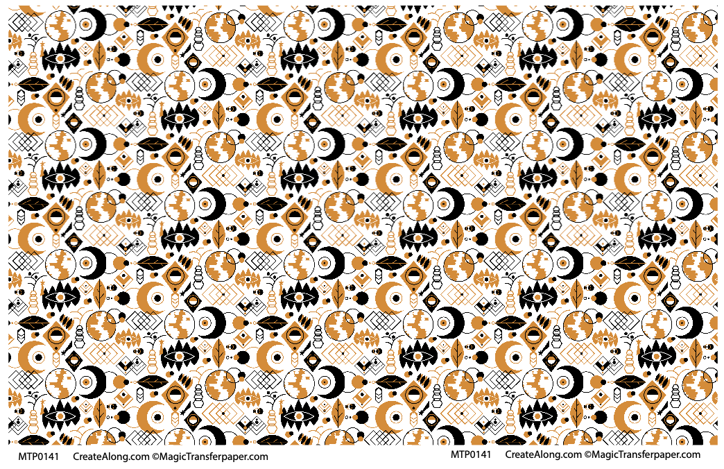 Fun Themes Magic Transfer Paper half sheet printed ready to use