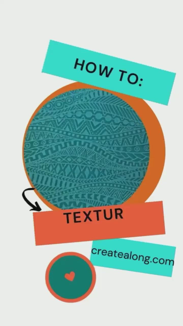 Peace & Love Texture Sheet for polymer clay and mixed media stamping