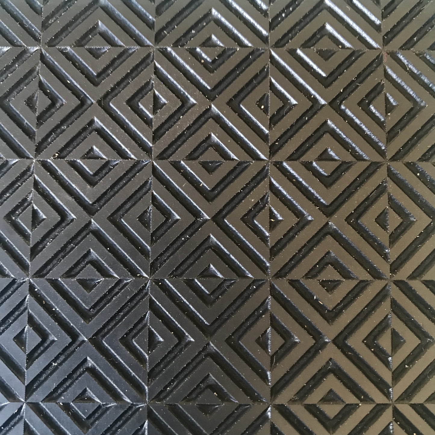 Art Deco Squares Rubber Stamp Texture Sheet Mat for polymer clay metal clay mixed media art