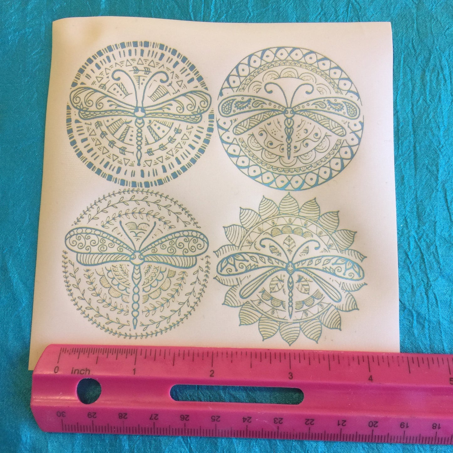 Silkscreen Dragonfly Dreams Stencil Crafting, Polymer Clay, Art Jewelry, and Mixed Media - Polymer Clay TV tutorial and supplies
