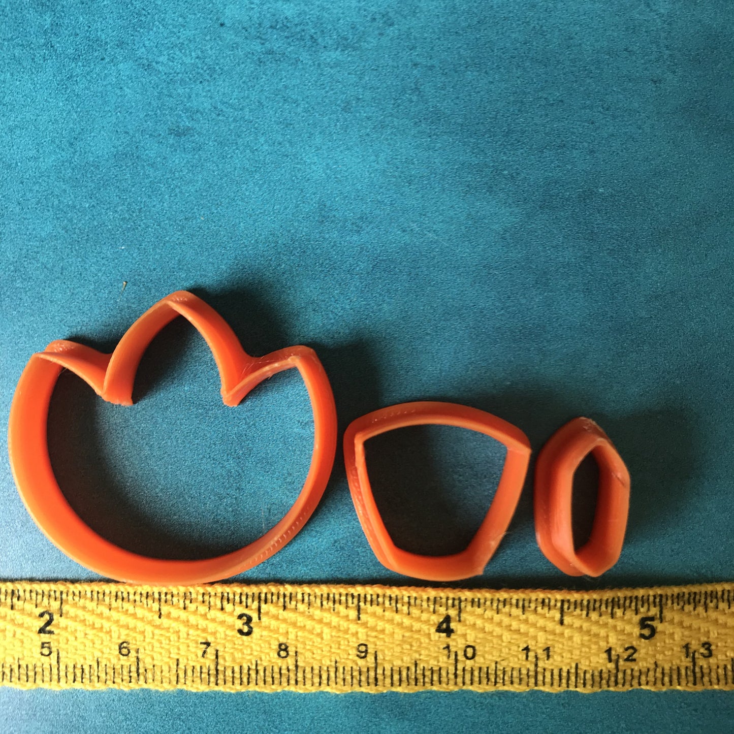 Bellflower Drop polymer clay cutter set jewelry earrings pendant small sharp clay cutters